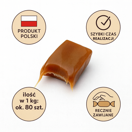 Krówki na 40 urodziny prezent dla gości 1 kg WZ1