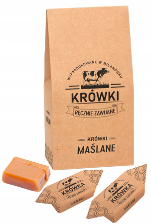 Krówki ciągutki maślane w torebce 350g