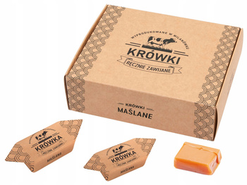 Krówki ciągutki maślane w pudełku 250g
